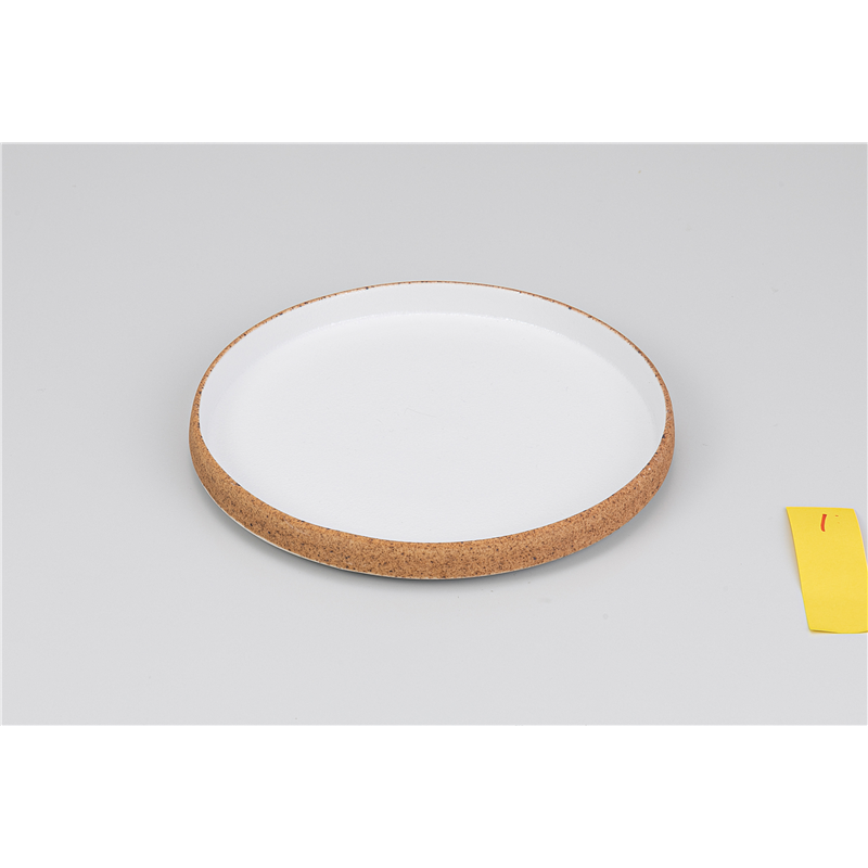 古林陶器 和陶オープン Cork(コルク) コルク 白吹18cm切立丸皿 1245100151 1個（ご注文単位1個）【直送品】