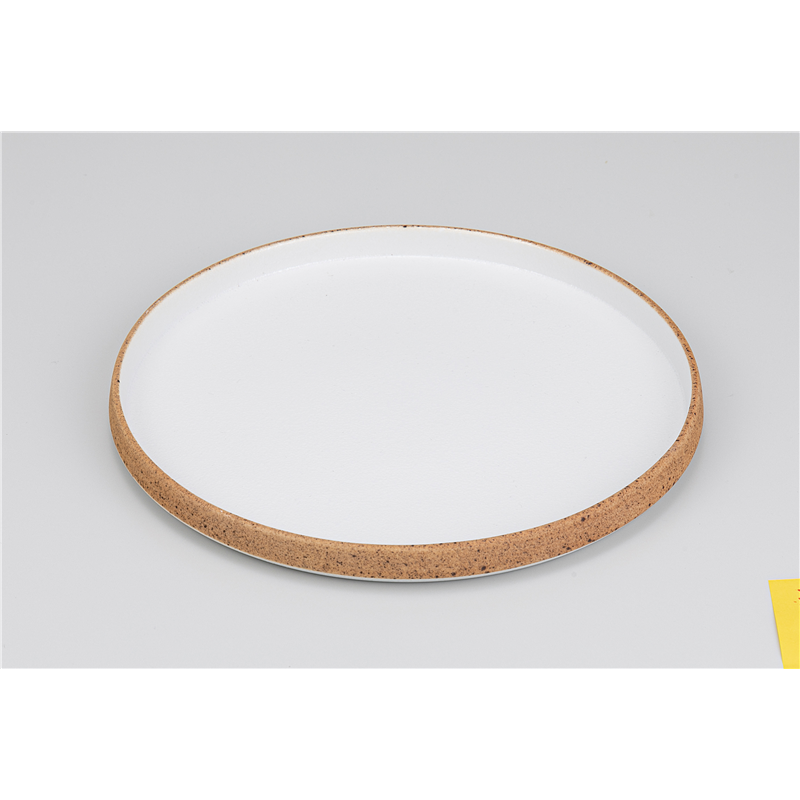 古林陶器 和陶オープン Cork(コルク) コルク 白吹24cm切立丸皿 1245100351 1個（ご注文単位1個）【直送品】