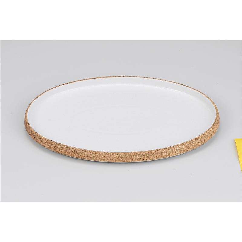 古林陶器 和陶オープン Cork(コルク) コルク 白吹20.5cm切立楕円皿 1245100451 1個（ご注文単位1個）【直送品】