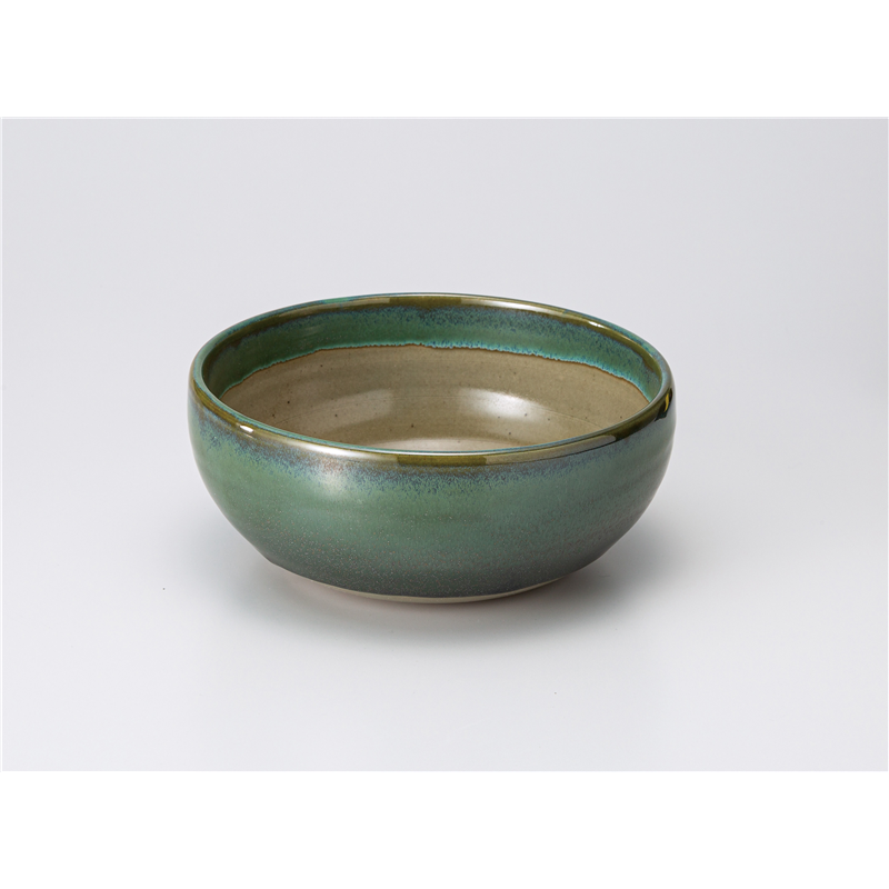 古林陶器 和陶オープン グリーン益子 5.5ボール 543101130 1個（ご注文単位1個）【直送品】