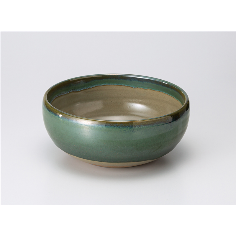 古林陶器 和陶オープン グリーン益子 6.5ボール 543101230 1個（ご注文単位1個）【直送品】