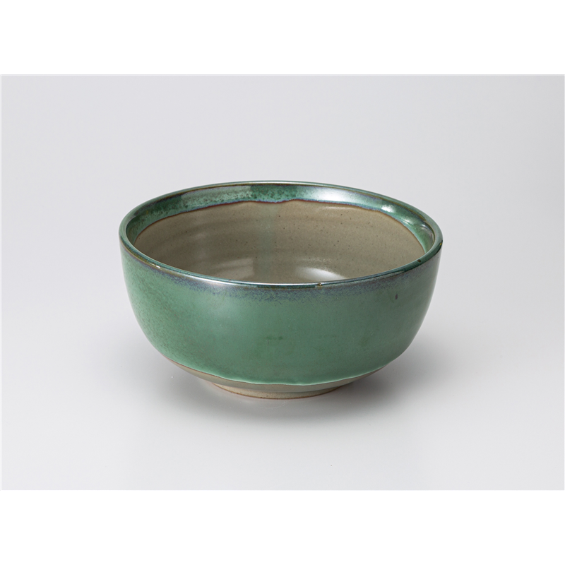 古林陶器 和陶オープン グリーン益子 丸6.0ボール 543101030 1個（ご注文単位1個）【直送品】