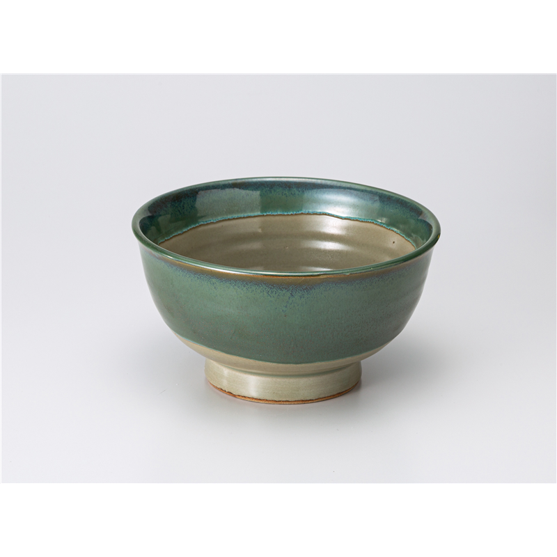 古林陶器 和陶オープン グリーン益子 高浜5.8丼 543100930 1個（ご注文単位1個）【直送品】