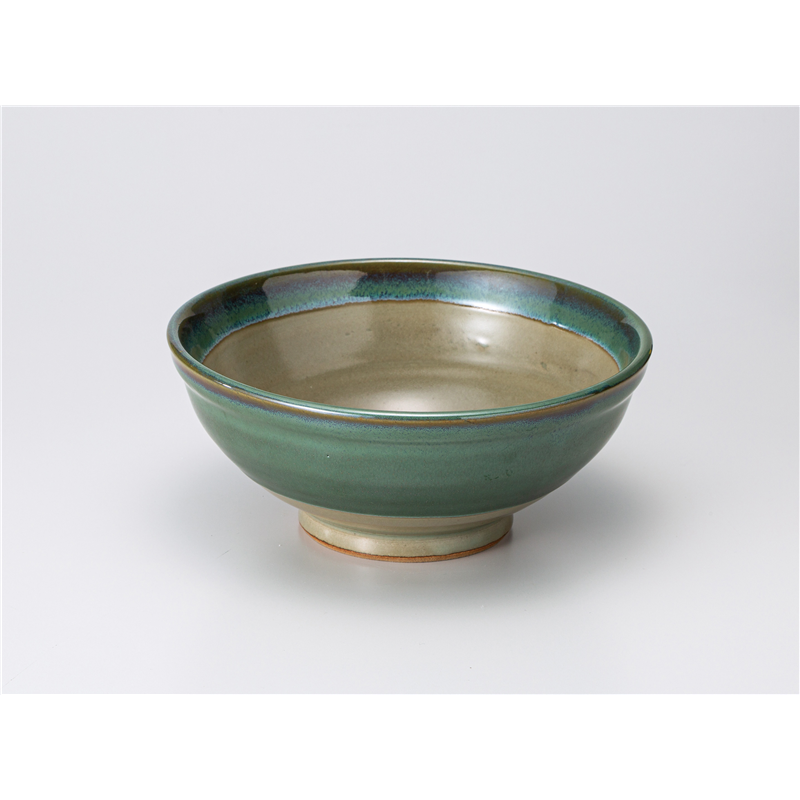 古林陶器 和陶オープン グリーン益子 玉渕6.0丼 543100530 1個（ご注文単位1個）【直送品】