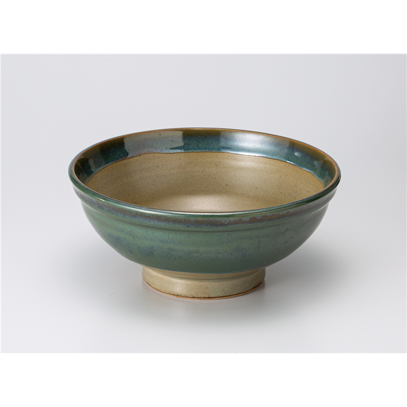 古林陶器 和陶オープン グリーン益子 玉渕7.0丼 543100630 1個（ご注文単位1個）【直送品】