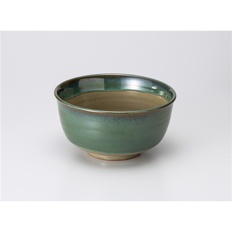 古林陶器 和陶オープン グリーン益子 深口5.5丼 543100730 1個（ご注文単位1個）【直送品】