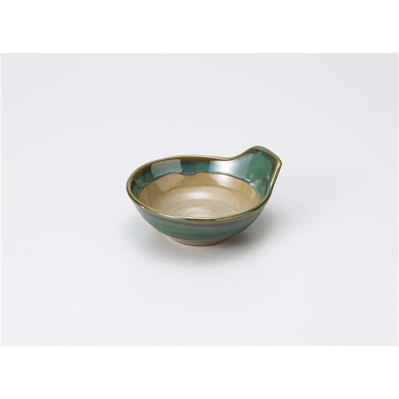 古林陶器 和陶オープン グリーン益子 呑水 543102730 1個（ご注文単位1個）【直送品】