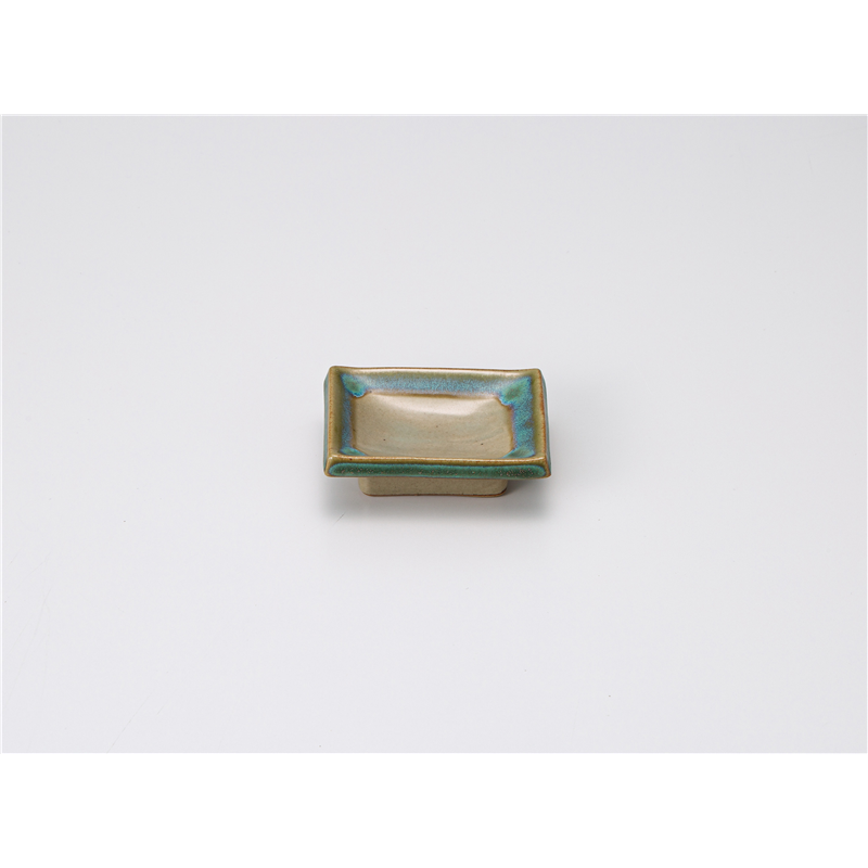 古林陶器 和陶オープン グリーン益子 長角千代口 543103030 1個（ご注文単位1個）【直送品】