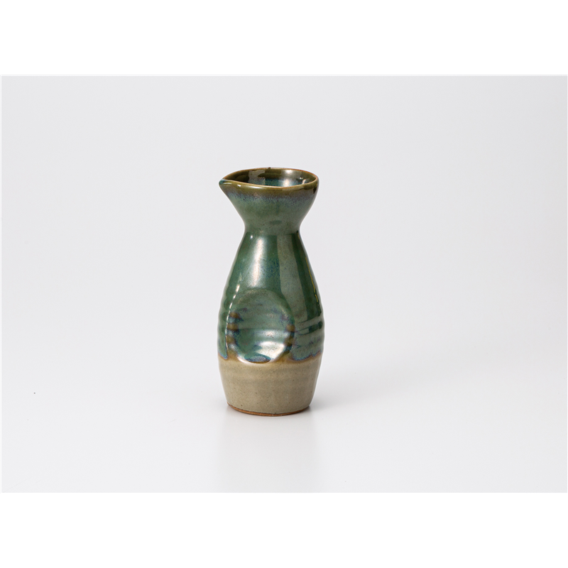 古林陶器 和陶オープン グリーン益子 1号徳利 543101430 1個（ご注文単位1個）【直送品】