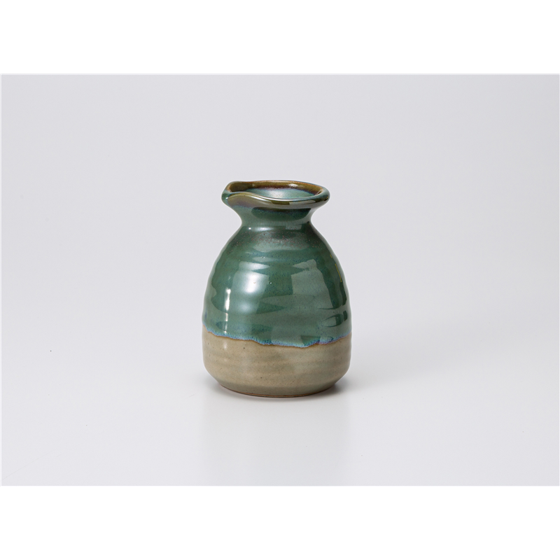 古林陶器 和陶オープン グリーン益子 2号そば徳利 543102130 1個（ご注文単位1個）【直送品】