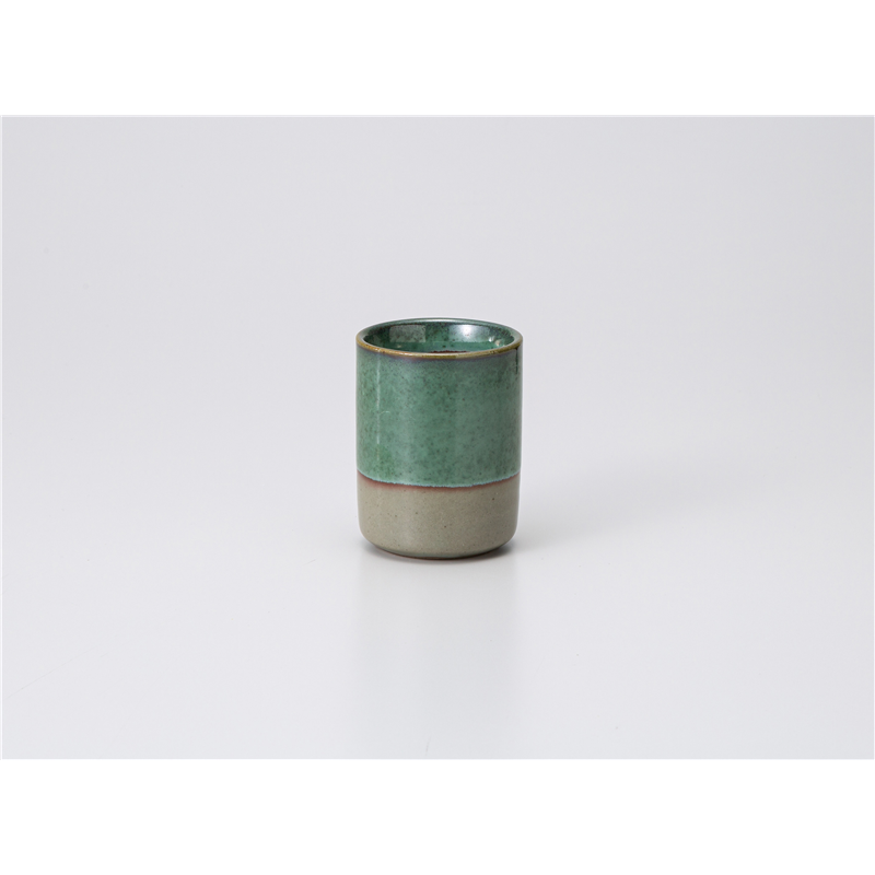 古林陶器 和陶オープン グリーン益子 長湯呑 543102430 1個（ご注文単位1個）【直送品】