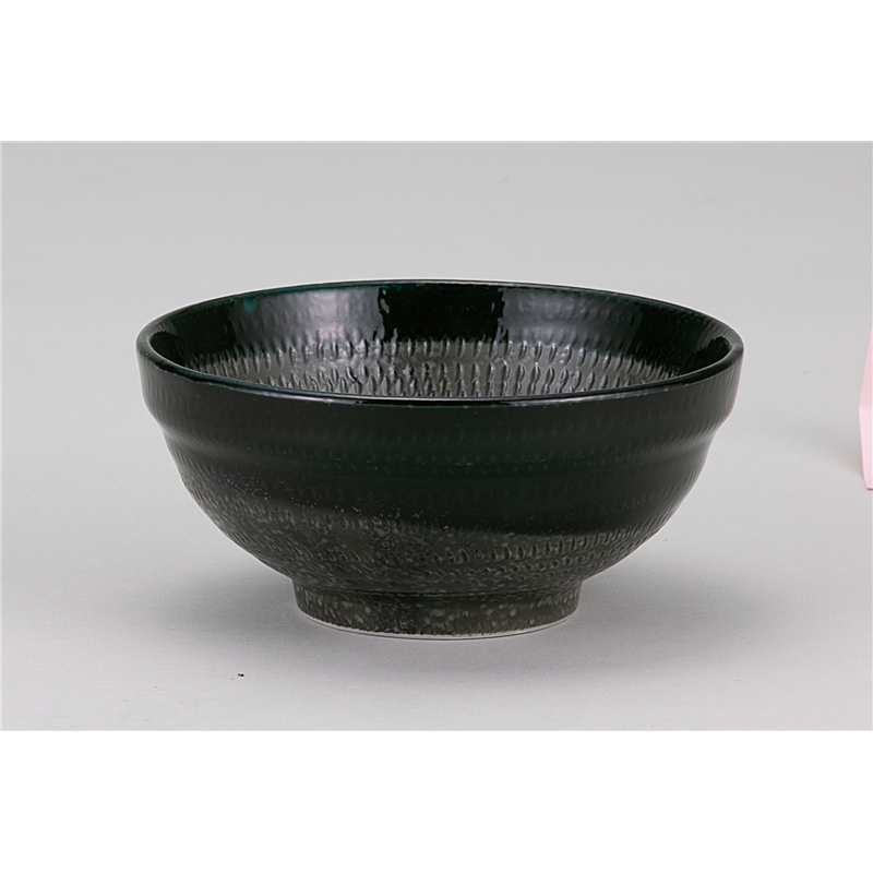 古林陶器 和陶オープン 飛びかんな深緑 5.5玉渕丼 1145401341 1個（ご注文単位1個）【直送品】