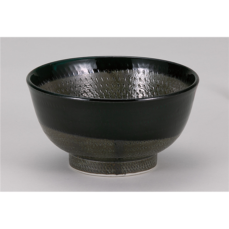 古林陶器 和陶オープン 飛びかんな深緑 6.0高浜丼 841505441 1個（ご注文単位1個）【直送品】