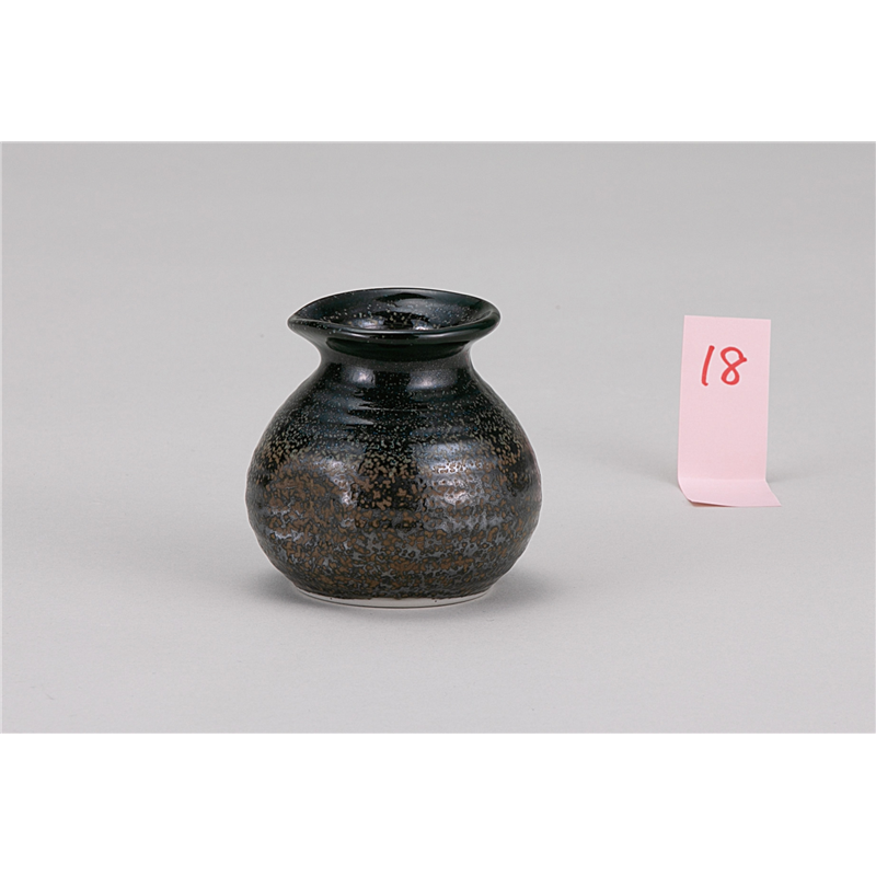 古林陶器 和陶オープン 飛びかんな深緑 そば徳利 841506041 1個（ご注文単位1個）【直送品】