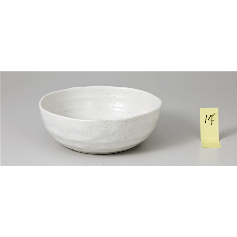 古林陶器 和陶オープン 新生白マット水晶 新形5.5ボール 845101640 1個（ご注文単位1個）【直送品】