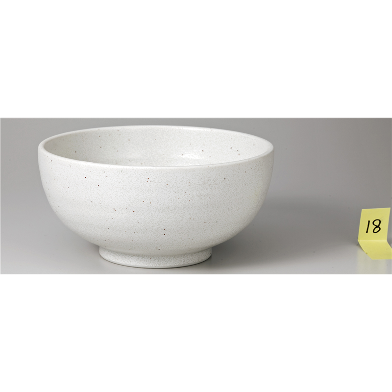 古林陶器 和陶オープン 新生白マット水晶 6.5うどん鉢 845100140 1個（ご注文単位1個）【直送品】