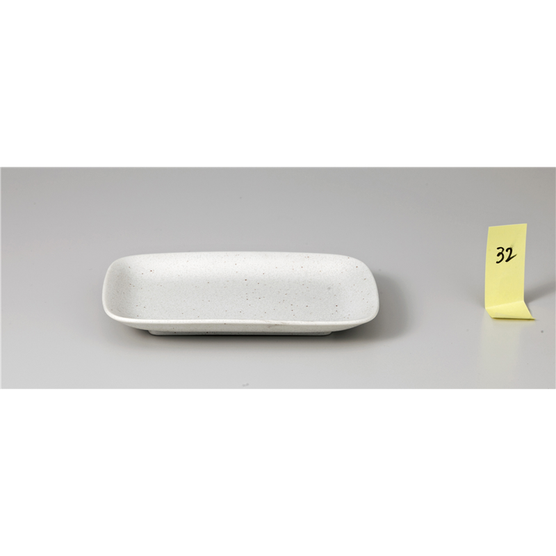 古林陶器 和陶オープン 新生白マット水晶 長角皿 845103340 1個（ご注文単位1個）【直送品】