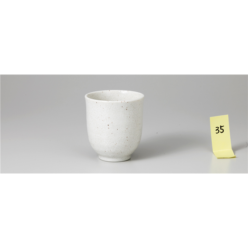 古林陶器 和陶オープン 新生白マット水晶 長湯呑 845101240 1個（ご注文単位1個）【直送品】