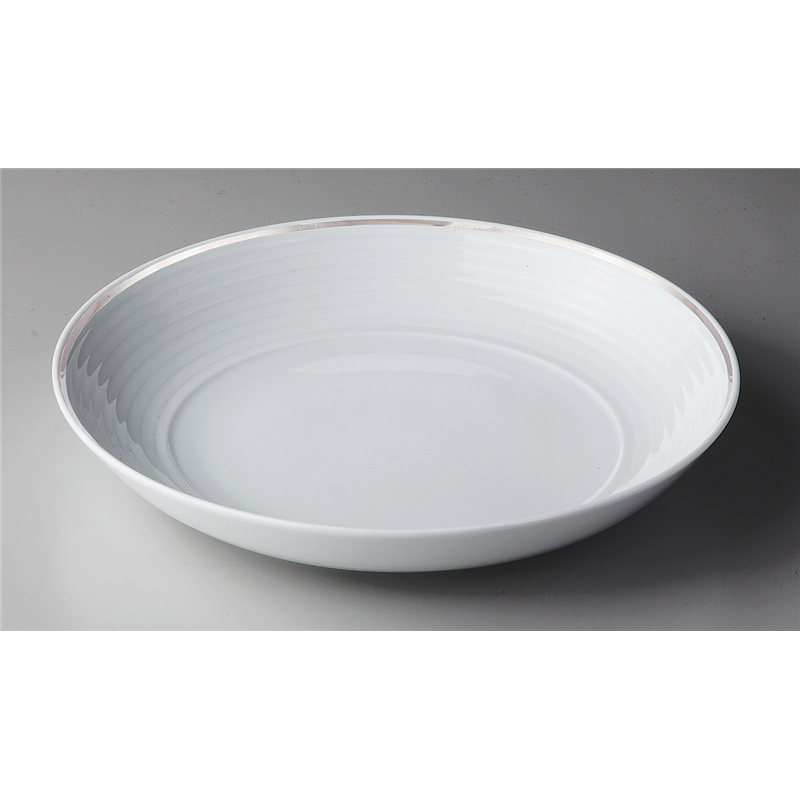 古林陶器 洋陶オープン プラチナポエム(白磁)(ベトナム製) B7217プラチナポエム18cmクープ 956400603 1個（ご注文単位1個）【直送品】