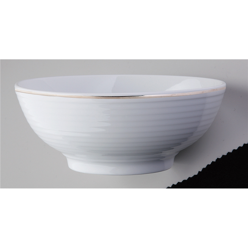 古林陶器 洋陶オープン プラチナポエム(白磁)(ベトナム製) THD8417プラチナポエム20cmボール 956401303 1個（ご注文単位1個）【直送品】