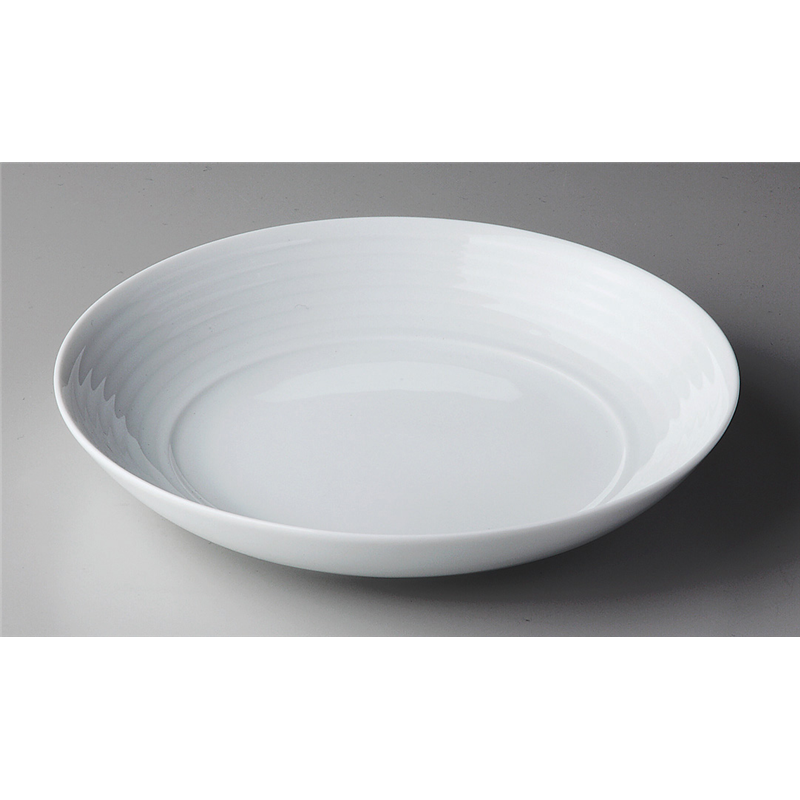 古林陶器 洋陶オープン ポエム(白磁)(ベトナム製) B9217ポエム23cmパスタ 956500803 1個（ご注文単位1個）【直送品】