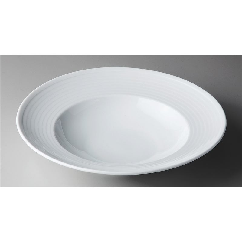 古林陶器 洋陶オープン ポエム(白磁)(ベトナム製) W11217ポエム27cmパスタ 956500903 1個（ご注文単位1個）【直送品】