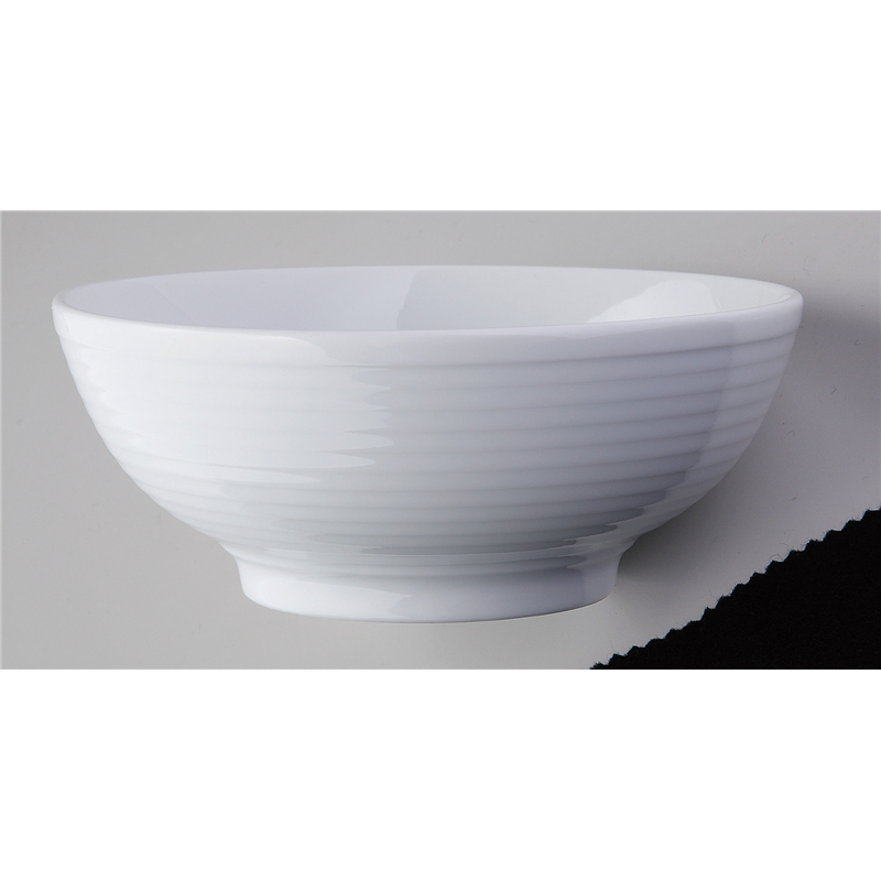 古林陶器 洋陶オープン ポエム(白磁)(ベトナム製) THD7417ポエム18cmボール 956501203 1個（ご注文単位1個）【直送品】