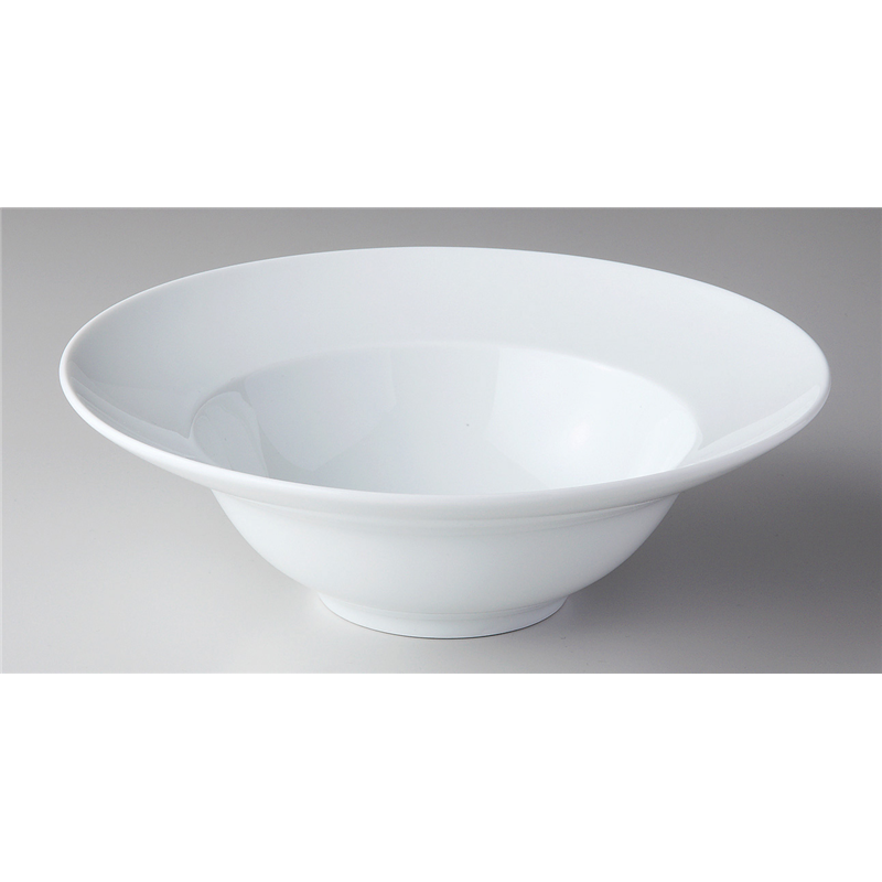古林陶器 洋陶オープン シェフズスタイル(白磁)(ベトナム製) 9吋深型パスタ 956601061 1個（ご注文単位1個）【直送品】