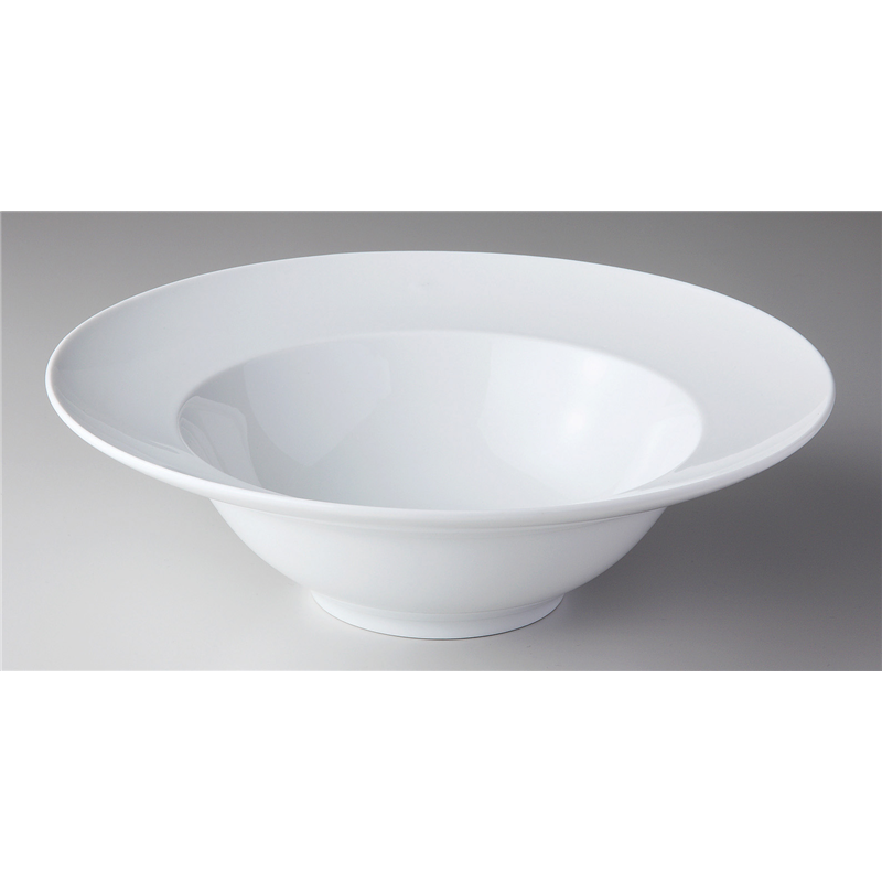 古林陶器 洋陶オープン シェフズスタイル(白磁)(ベトナム製) 12吋深型パスタ 956601261 1個（ご注文単位1個）【直送品】