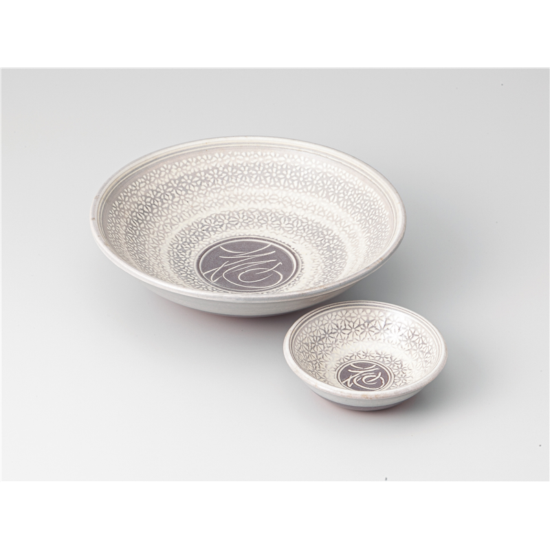 古林陶器 刺身特選 白三島花紋向付 1300610305 1個（ご注文単位1個）【直送品】