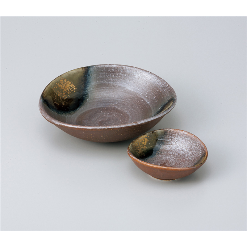 古林陶器 刺身 南蛮金銀彩向付 800830526 1個（ご注文単位1個）【直送品】