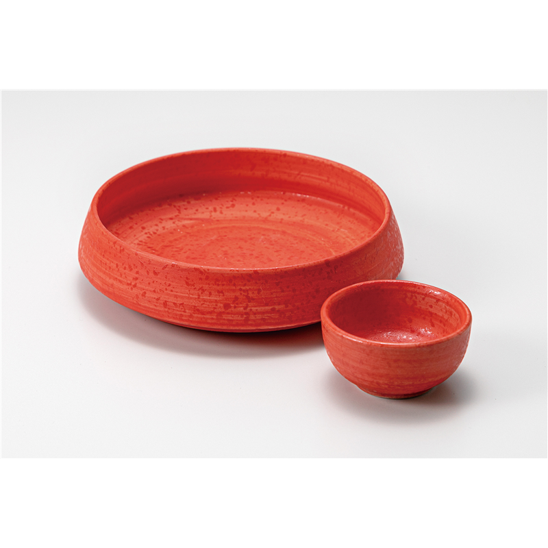 古林陶器 刺身 朱巻くくり鉢 1200620130 1個（ご注文単位1個）【直送品】