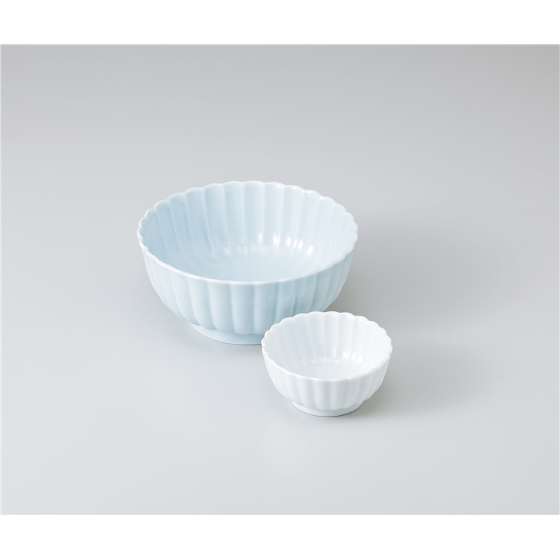 古林陶器 刺身 青磁菊型 丸刺身鉢 1001840760 1個（ご注文単位1個）【直送品】