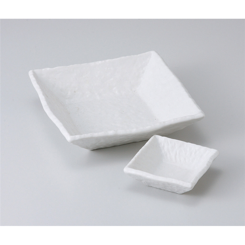 古林陶器 刺身 白マット正角5.0平鉢 502530747 1個（ご注文単位1個）【直送品】