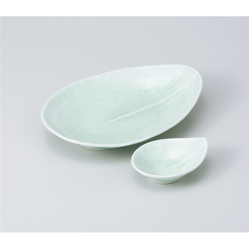 古林陶器 刺身 もえぎしずく刺身皿 801050641 1個（ご注文単位1個）【直送品】