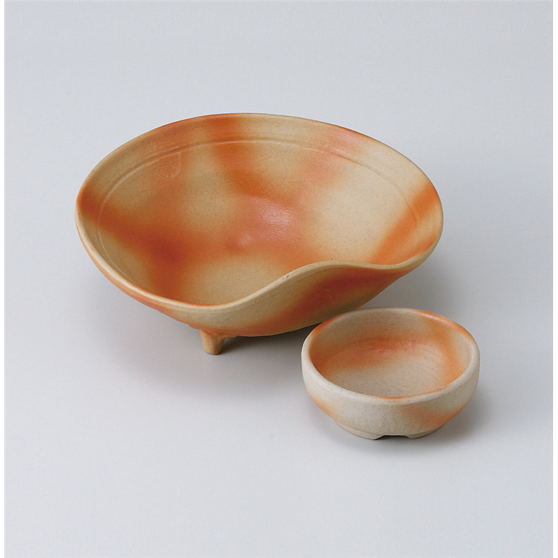 古林陶器 刺身 火襷刺身鉢 502420774 1個（ご注文単位1個）【直送品】