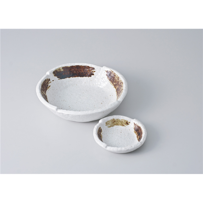 古林陶器 刺身 粉引茶刷毛5.0刺身鉢 601820770 1個（ご注文単位1個）【直送品】