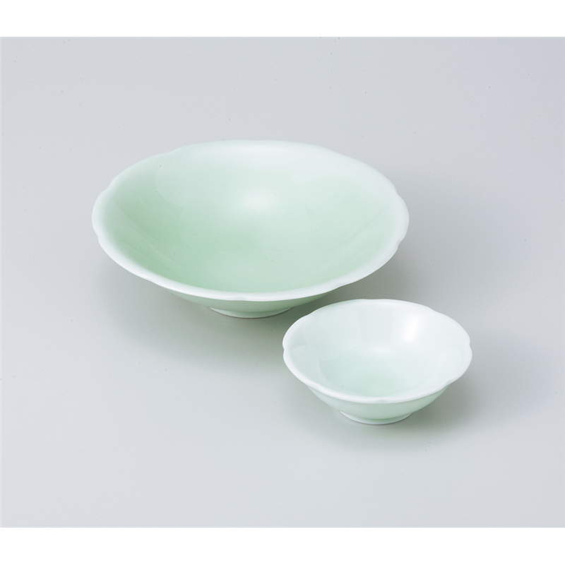 古林陶器 刺身 もえぎ輪花 向付 801320341 1個（ご注文単位1個）【直送品】