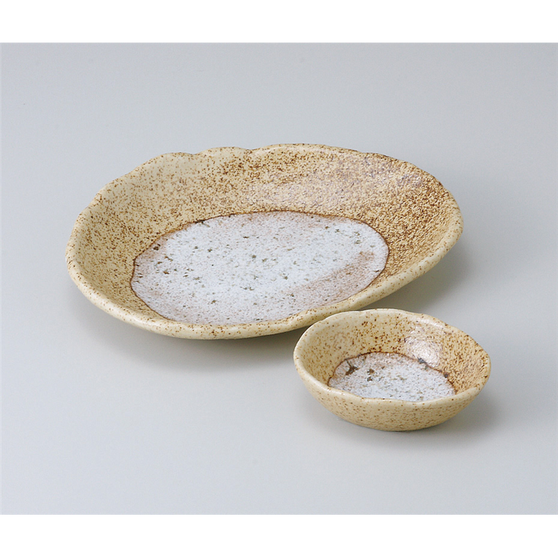 古林陶器 刺身 伊賀帯変形皿 502730535 1個（ご注文単位1個）【直送品】