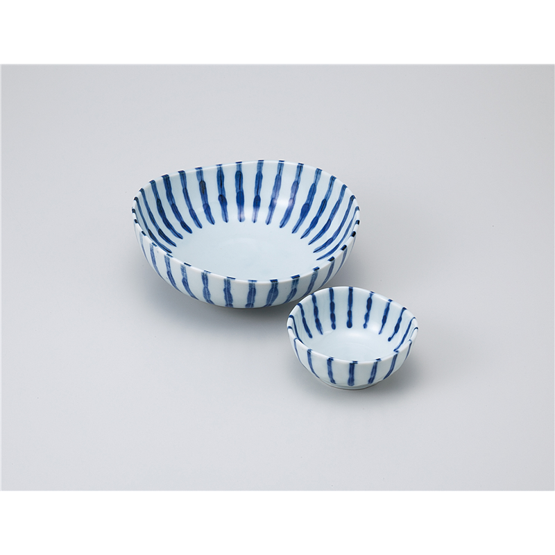 古林陶器 刺身 濃十草楕円向付 1101540540 1個（ご注文単位1個）【直送品】