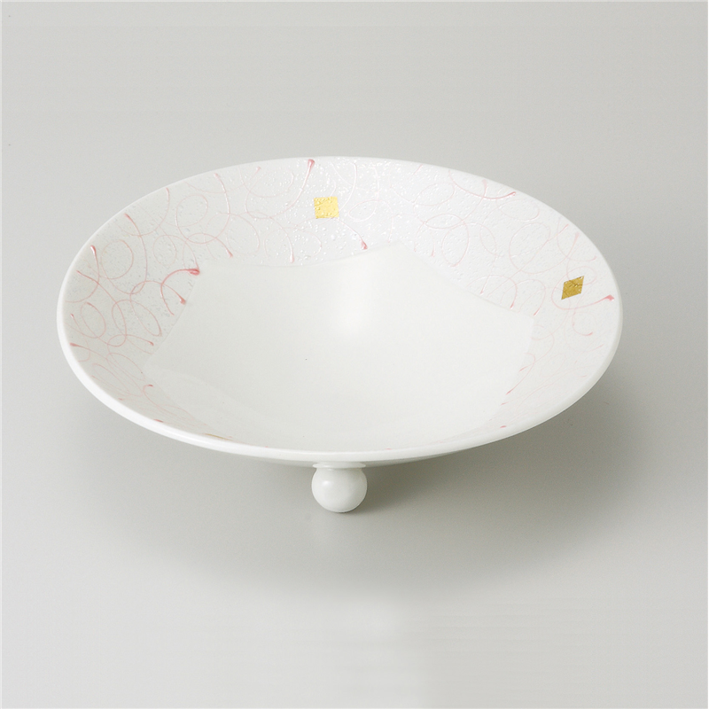 古林陶器 向付 乱線ピンク6.0寸向付 502940305 1個（ご注文単位1個）【直送品】