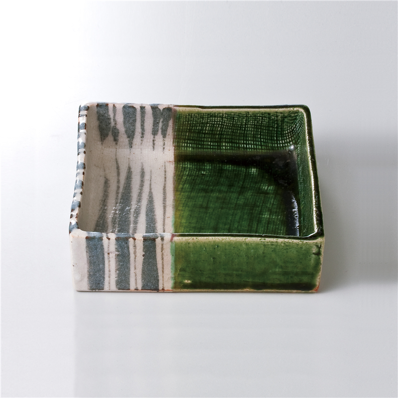 古林陶器 向付 織部十草正角向付 602120105 1個（ご注文単位1個）【直送品】