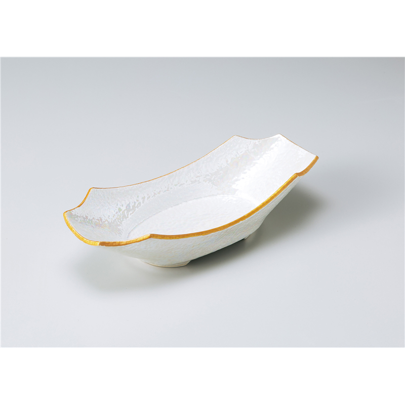 古林陶器 向付 ラスター船型向付 1101750278 1個（ご注文単位1個）【直送品】