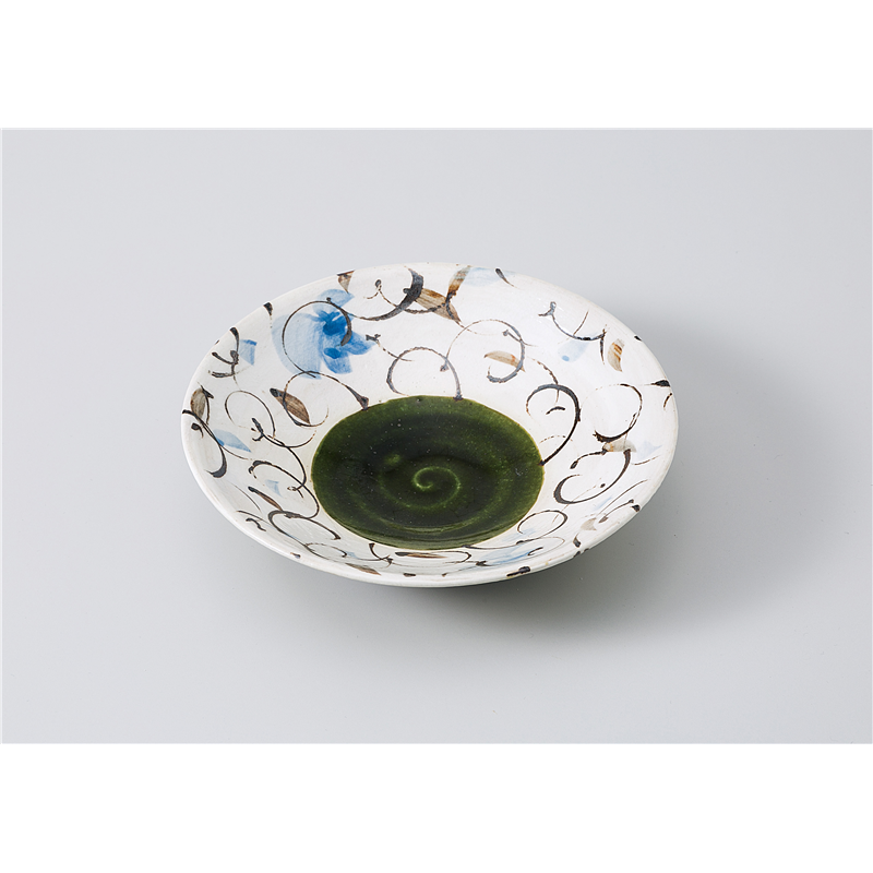 古林陶器 向付 織部手描き向付 1102250125 1個（ご注文単位1個）【直送品】