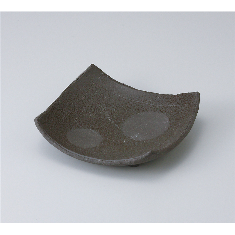 古林陶器 向付 炭化土ボタモチ長角向付 503320305 1個（ご注文単位1個）【直送品】