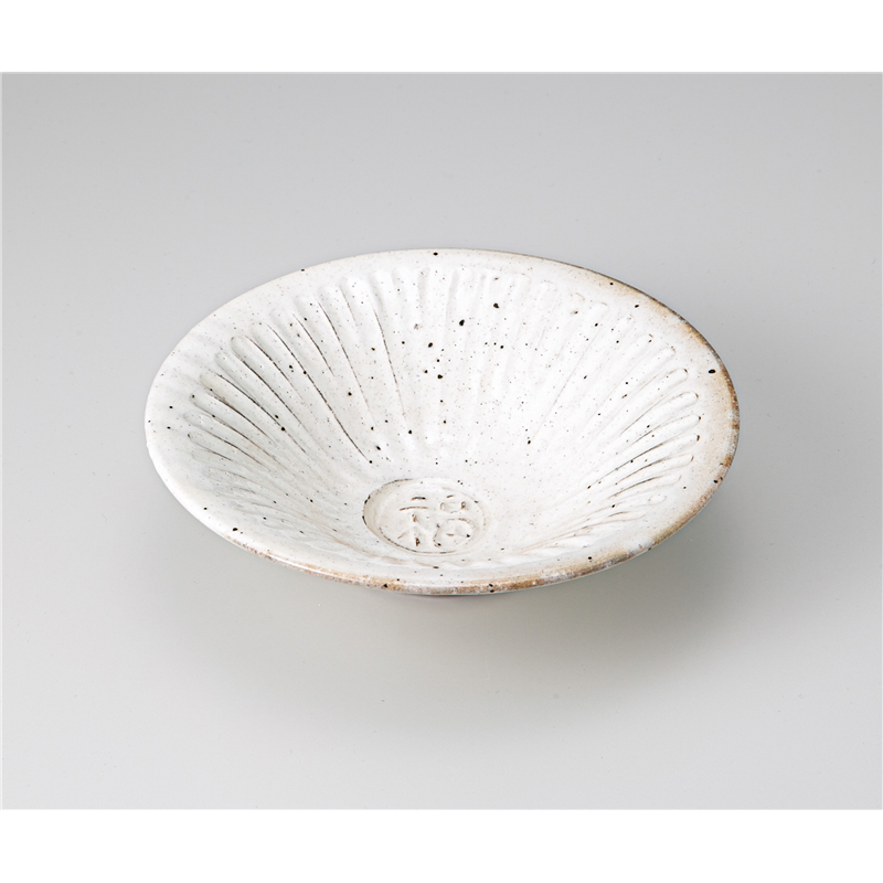 古林陶器 向付 粉引そぎ福反向付 1201940207 1個（ご注文単位1個）【直送品】