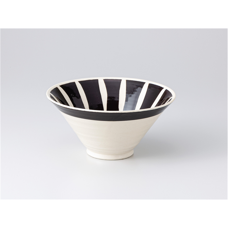 古林陶器 向付 黒十草反鉢向付 1302020105 1個（ご注文単位1個）【直送品】