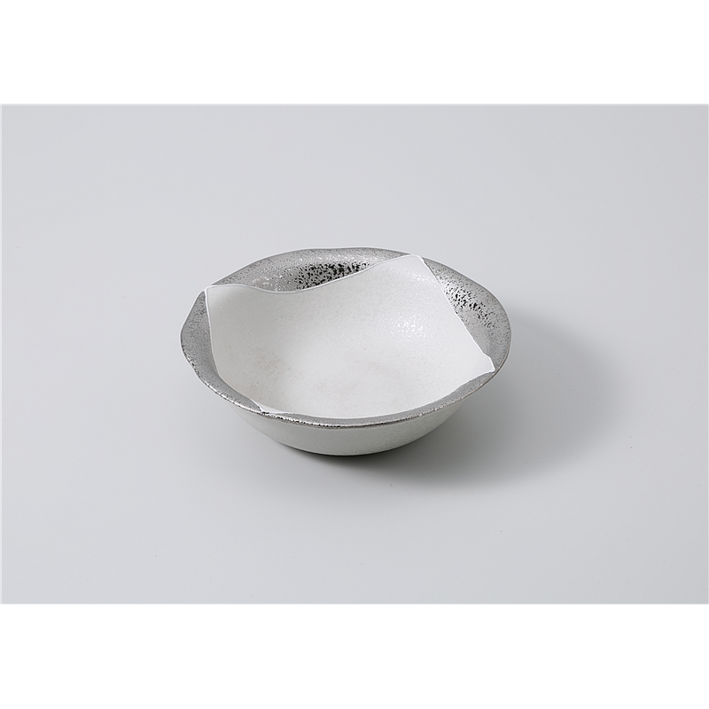 古林陶器 向付 プラチナスクエアつば付丸5.5鉢 1103810335 1個（ご注文単位1個）【直送品】