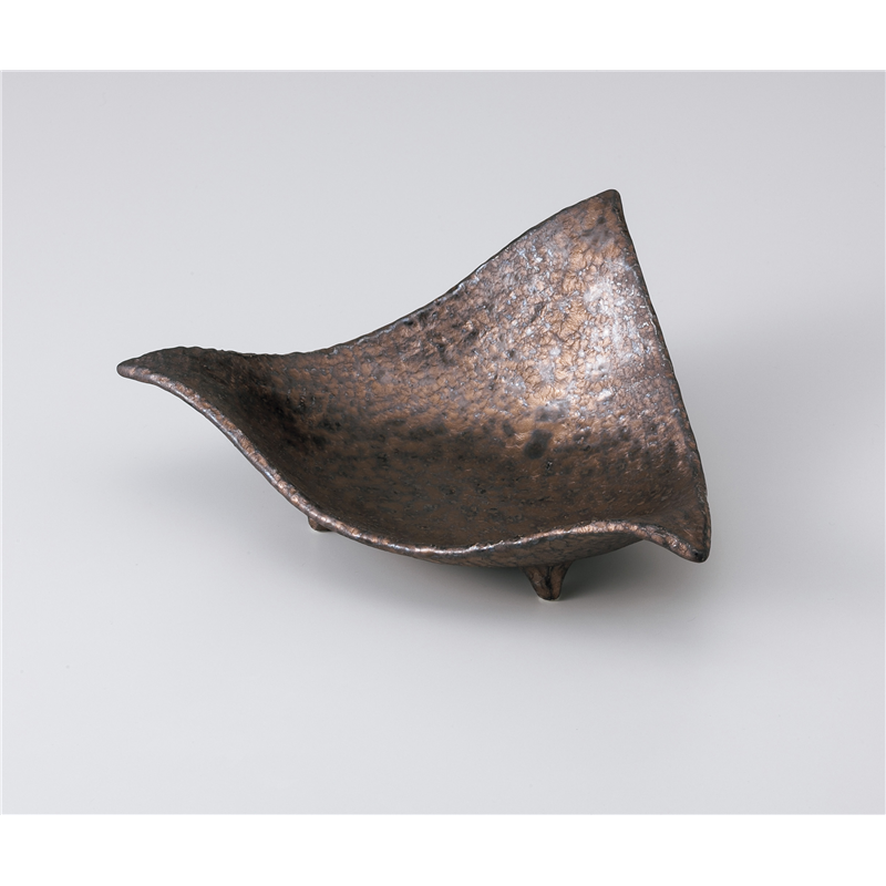 古林陶器 向付 金結晶砂目三角向付 1002930205 1個（ご注文単位1個）【直送品】