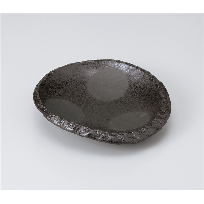 古林陶器 向付 炭化土丸向付(605015) 903030151 1個（ご注文単位1個）【直送品】